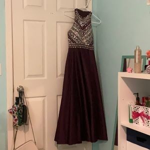 Purple Prom Dress Size 0-2